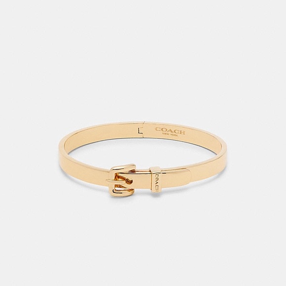 Coach Jewelry - Coach Buckle Hinged Bangle